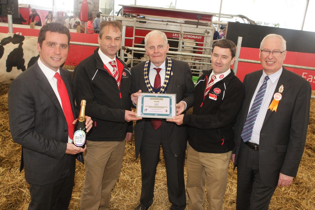 Lely wins Best Trade Stand for Farm and Horticultural Machinery at Balmoral