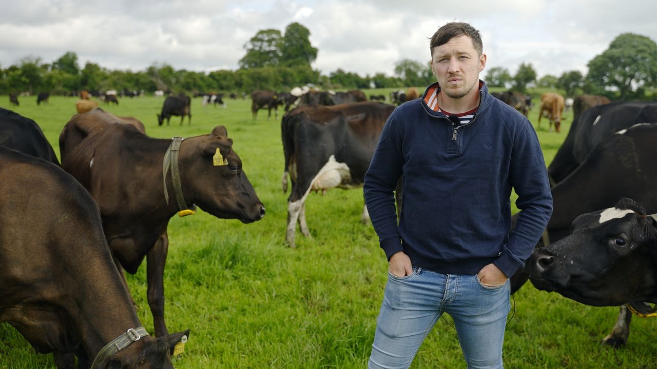 Christopher Cahill on his Co. Westmeath share farm. Source ICBF