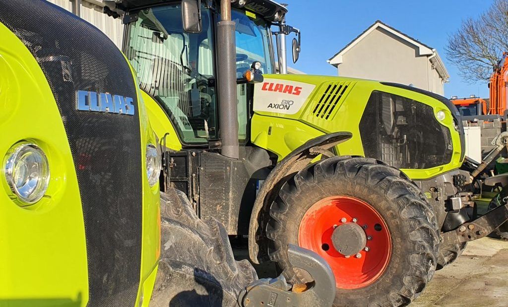 How many used tractors were registered so far this year?