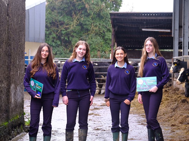 Leitrim students raise awareness by making farm safety calendar