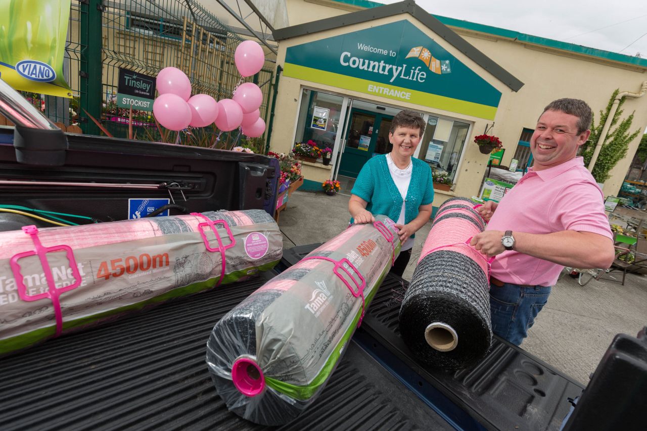 Glanbia sells pink netwrap to raise cancer awareness