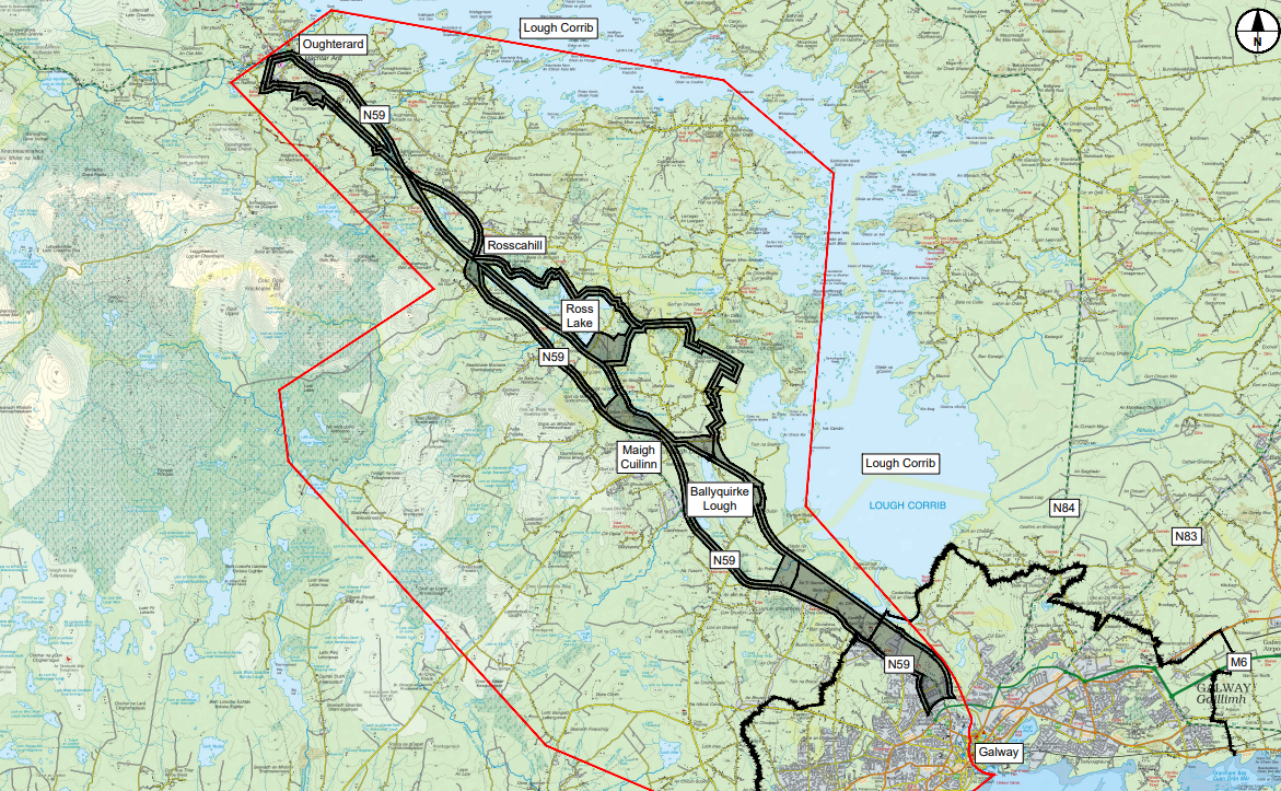 Galway-Oughterard greenway: Public consultation on seven route options commences