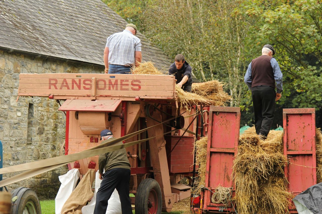 Private collection of vintage machinery on view for Harvest Day