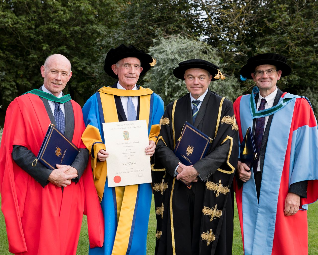 UCD awards Honorary Doctor of Science to former Mountbellew principal