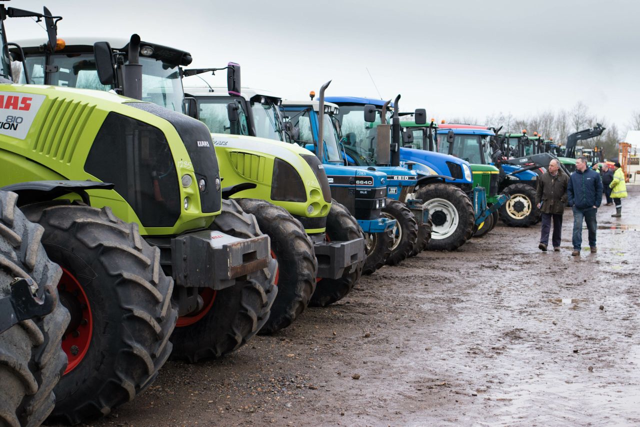 Sales are up at 'world's biggest monthly auction of tractors and farm machinery'