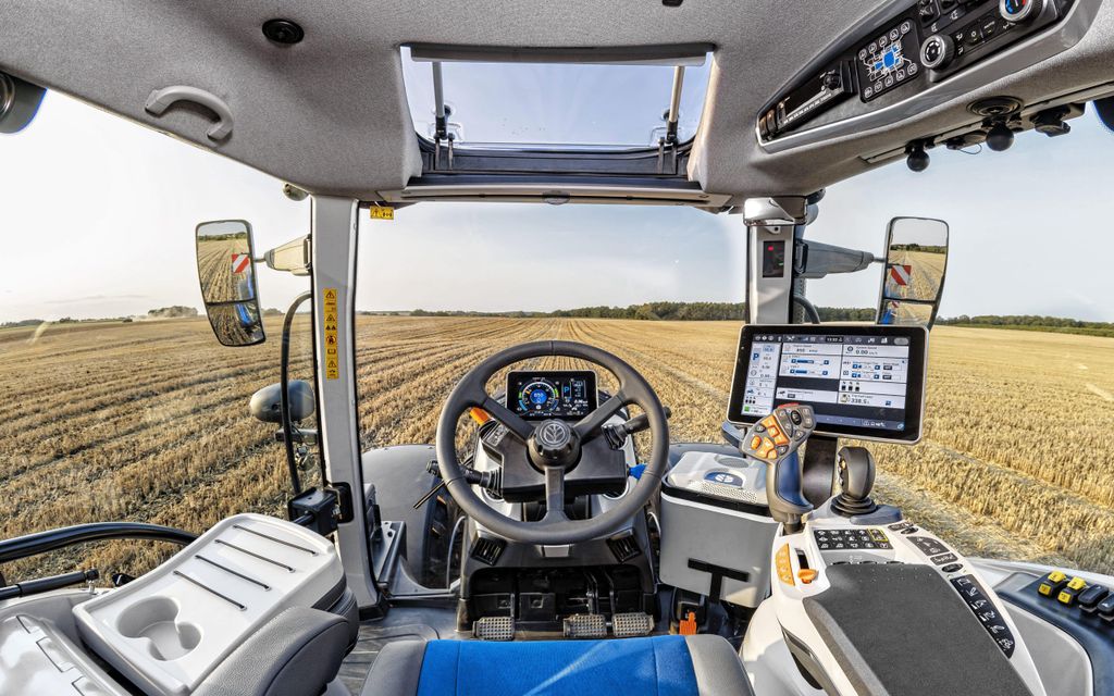 Changes to the cab include improvements to the armrest controls
