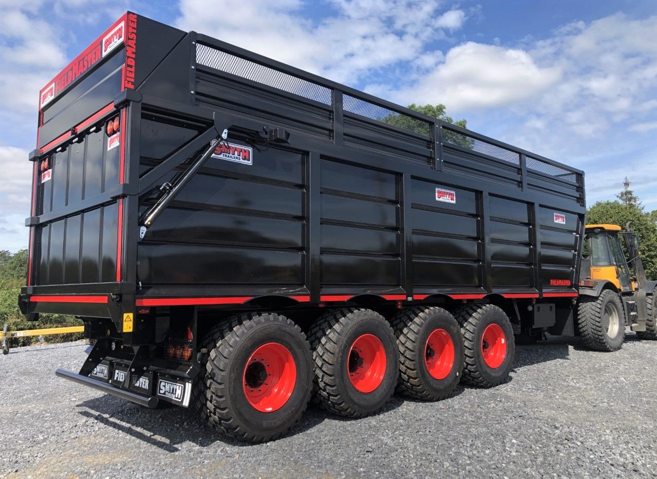 Giant 4-axle silage trailer rolls out of Carlow factory