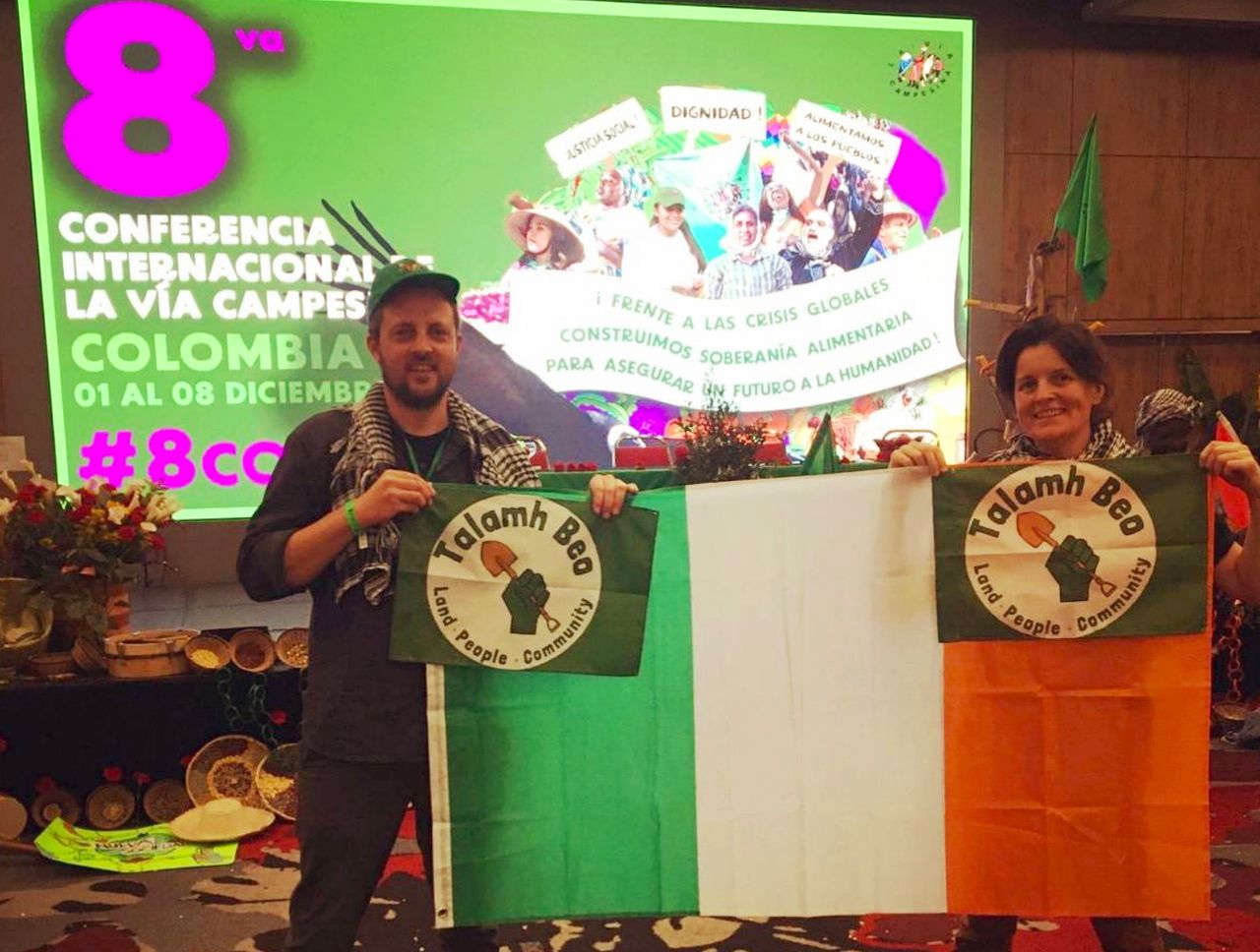 Talamh Beo reps attend Colombia conference