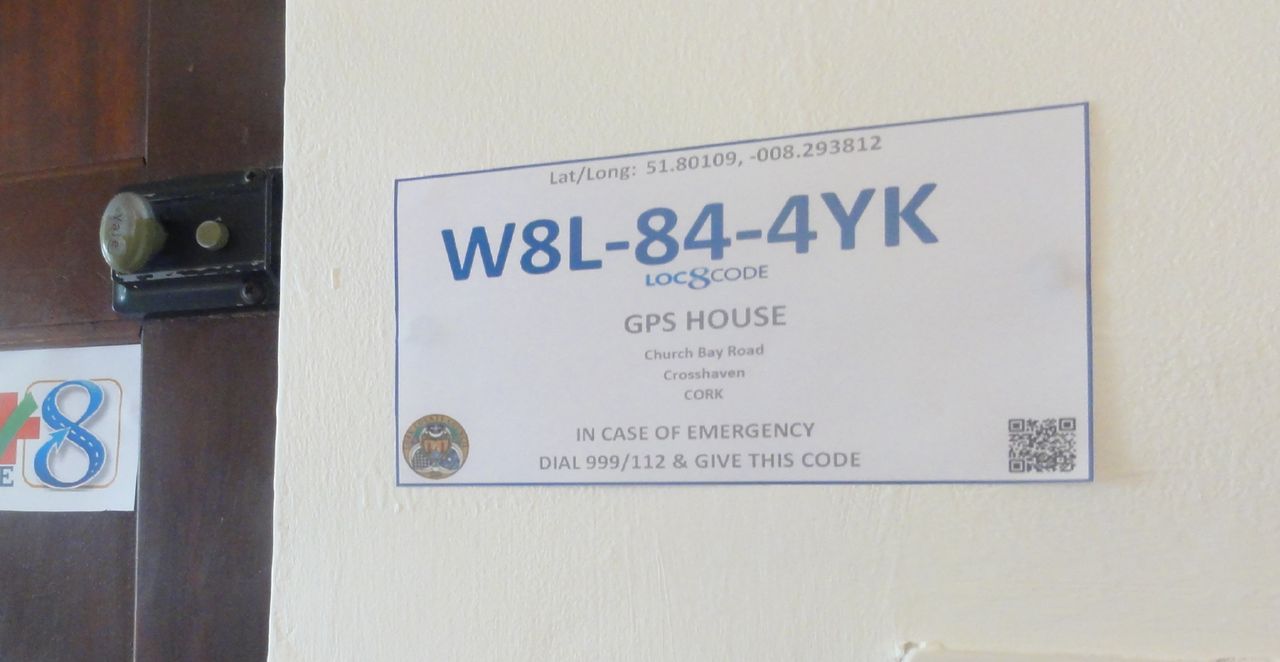 'Check your Eircode or Loc8 code and put it on a sign'