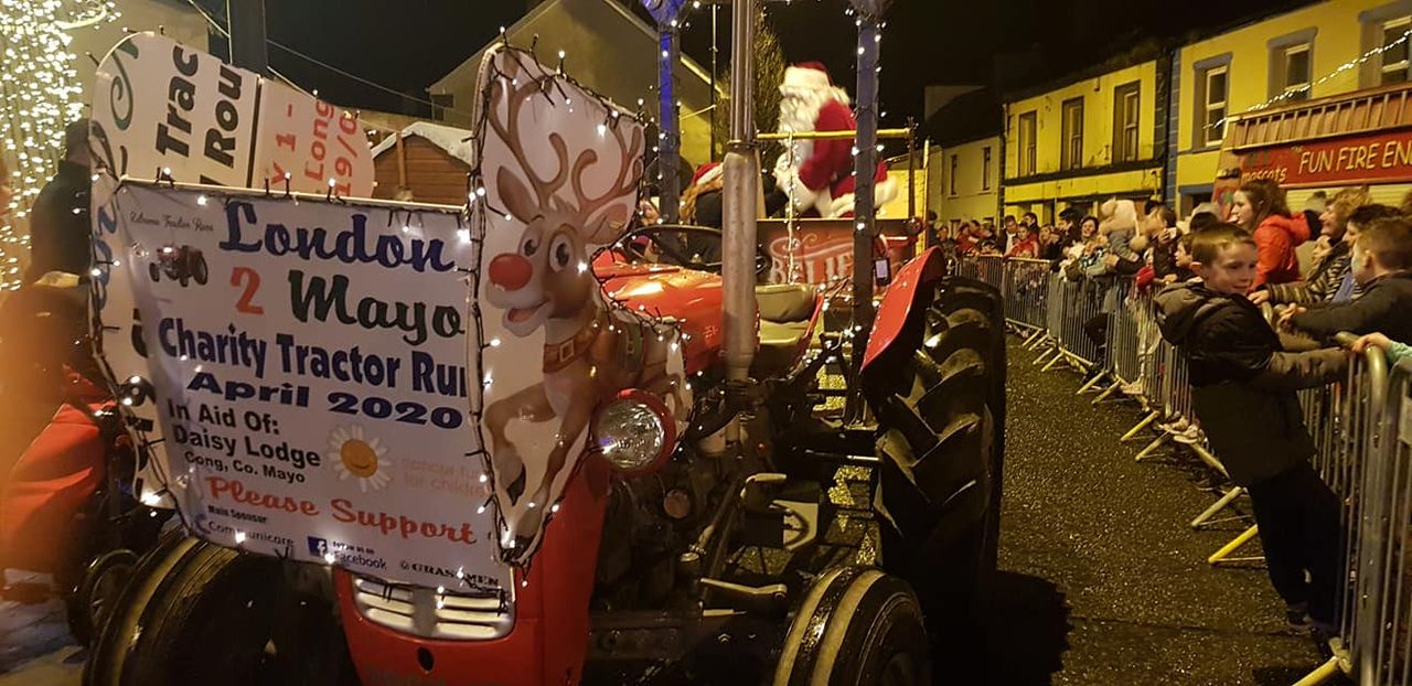 Extreme tractor run chartered for charity to Mayo...from London