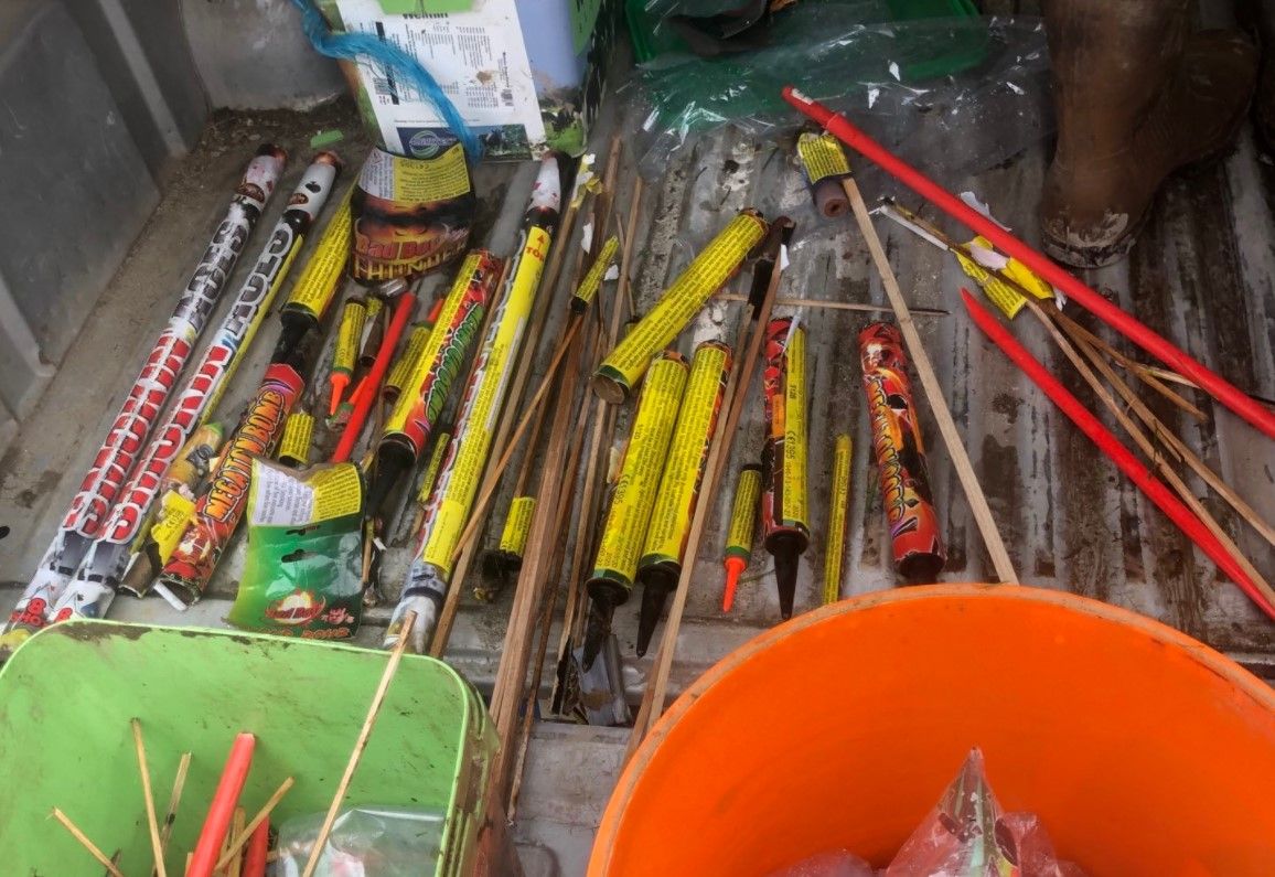 Farmer finds firework casings and frightened calves after Halloween