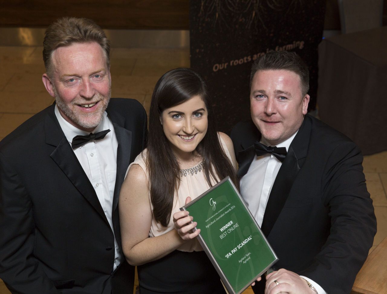 Agriland wins Best Online category at 2016 Agri-Journalism awards