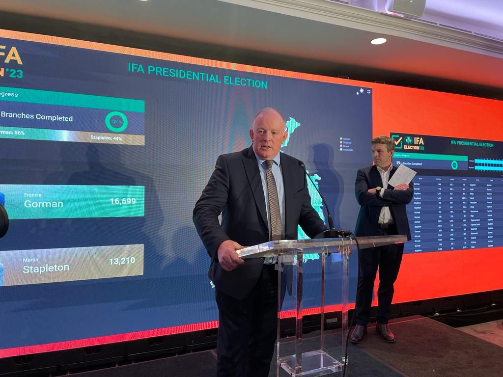 IFA Election 2023: Francie Gorman elected as president