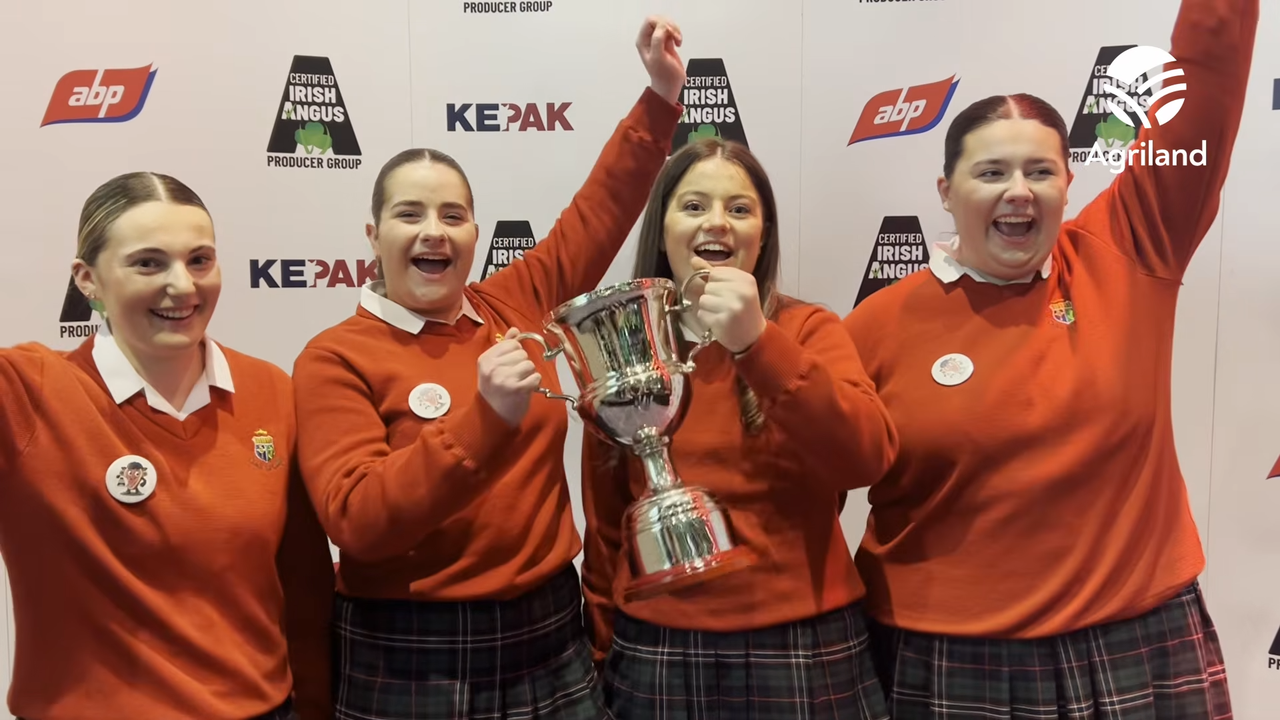 Winners of the 2026 Certified Irish Angus Schools Competition