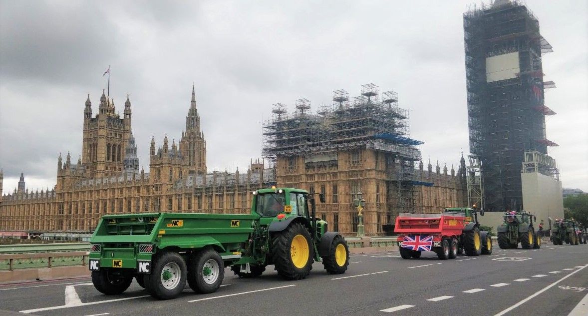 Tractor protesters take to London to 'Save British Farming'