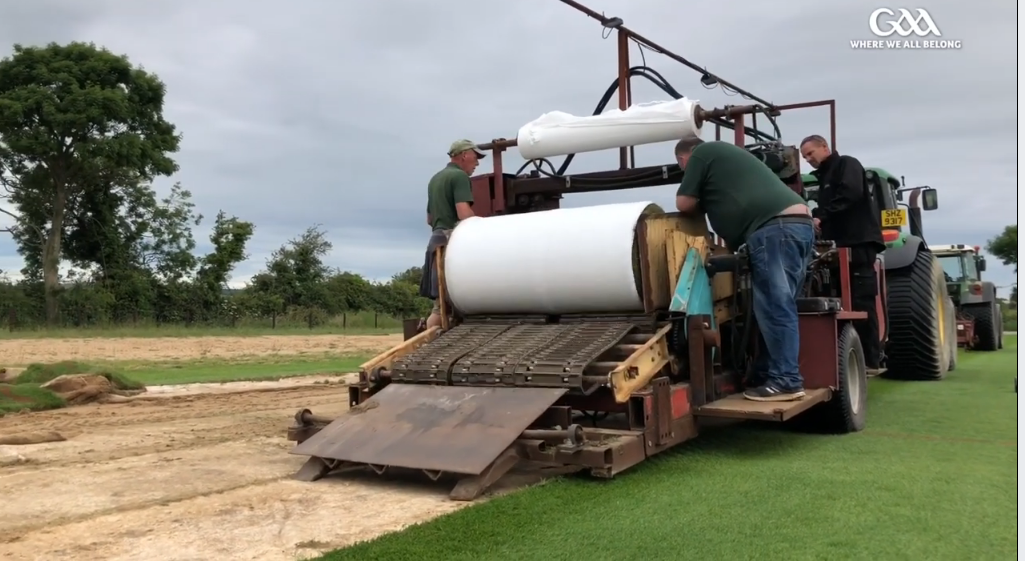 Video: Match day for harvest team on GAA's 67ac farm