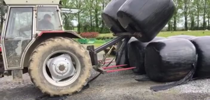 Video of Kildalton student's bale handler goes viral