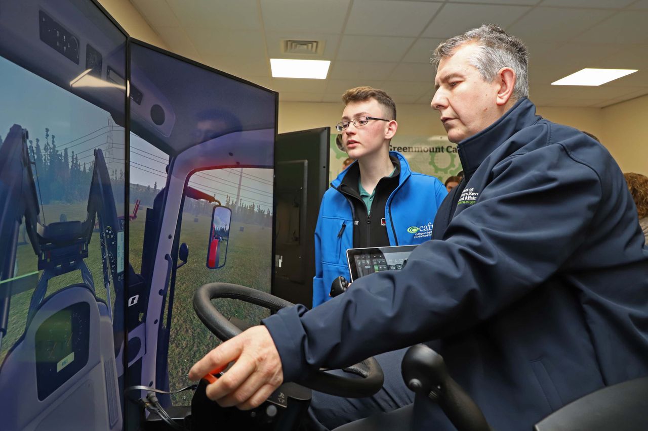 CAFRE invests £100,000 in NI's first tractor simulators